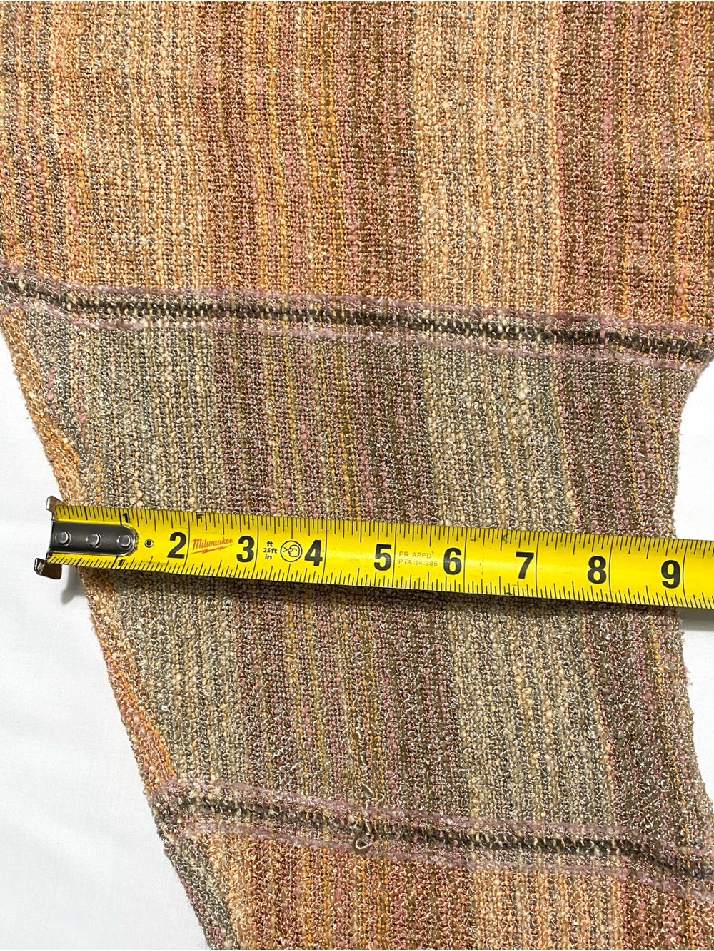Vintage Zonda Nellis Open Cardigan Multicolour Woven Artisanal Knit S/M Boho - Picture 13 of 14